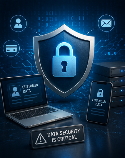 Shield protecting customer and financial data